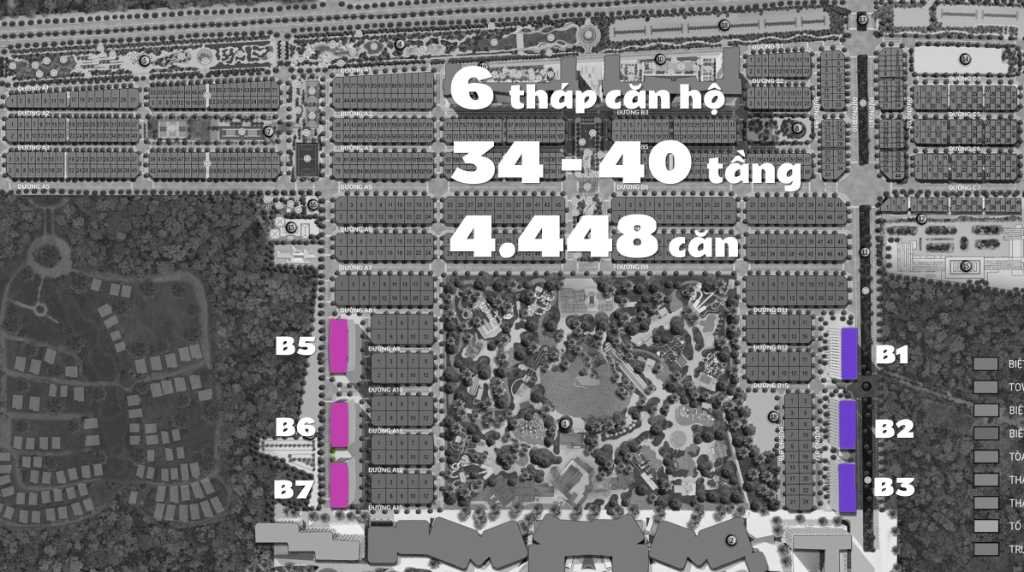 6 tháp Condotel Sun Blanca City