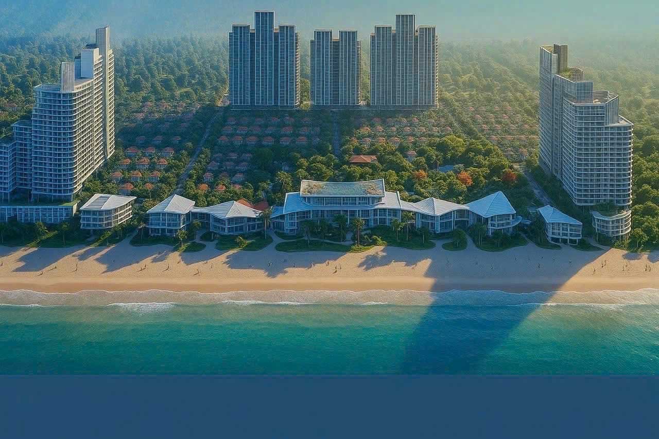 Hình phối cảnh dự án khu đô thị Sun Blanca City Vũng Tàu