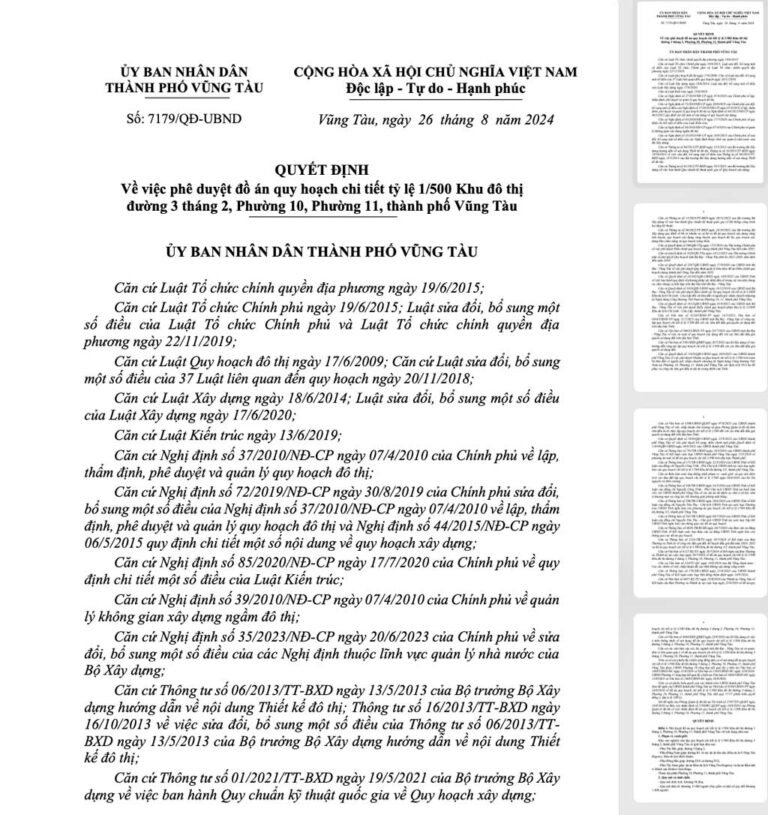 Quy hoạch 1/500 Blanca City